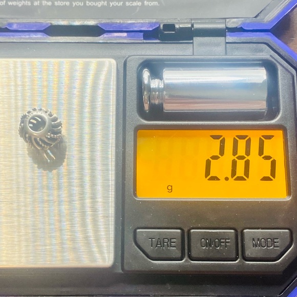 EUC Pandora 797805 Sterling Silver Beaded Wishbone Openworks Charm - Picture 7 of 7